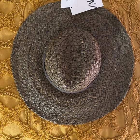 Zara khaki straw hat - Picture 2 of 4